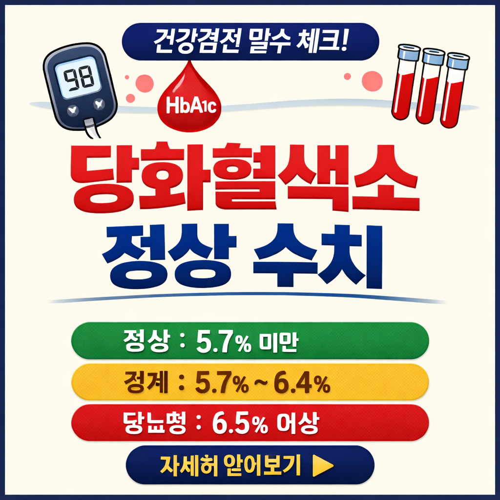 당화혈색소 정상치