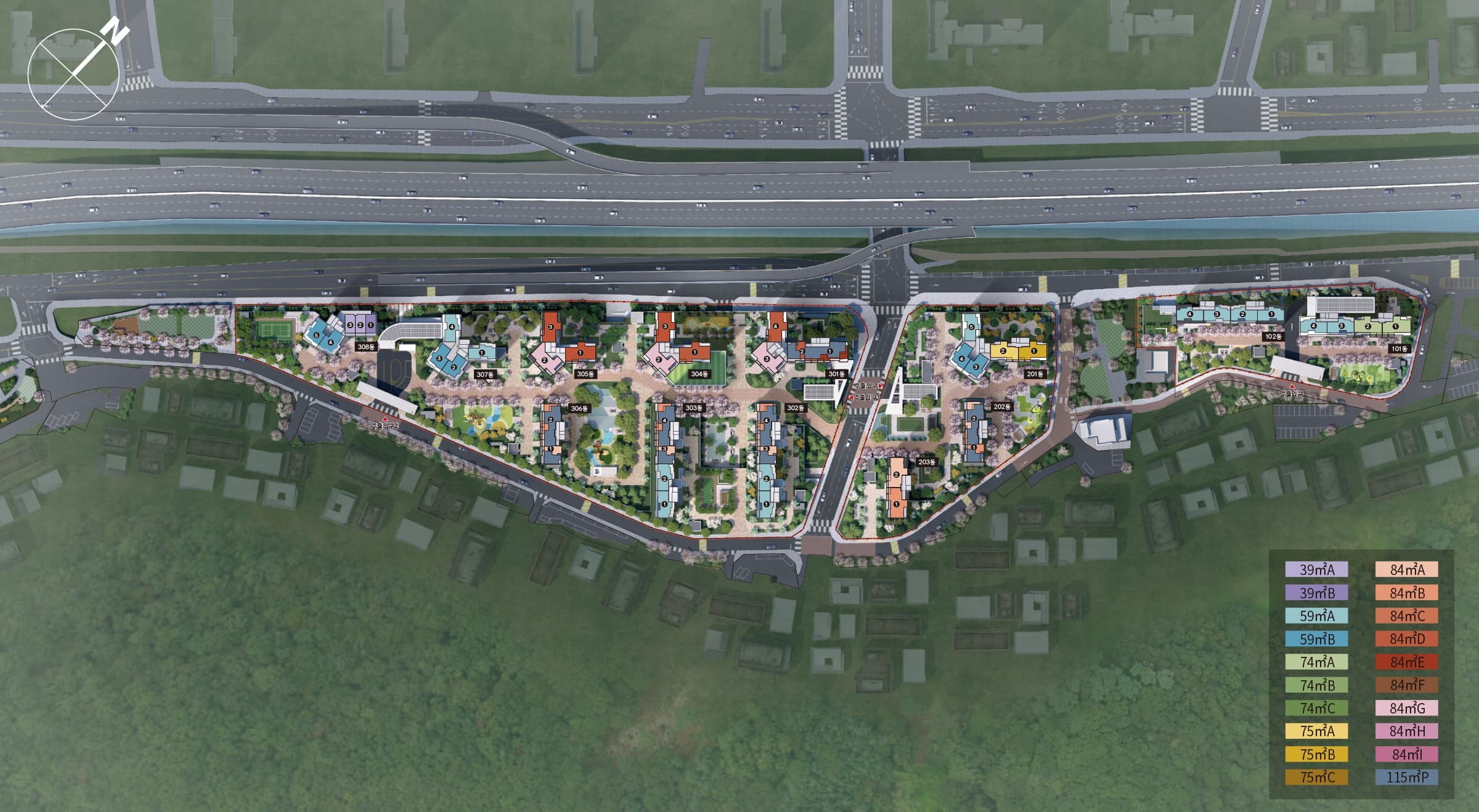 드파인 연희 평형별 구성