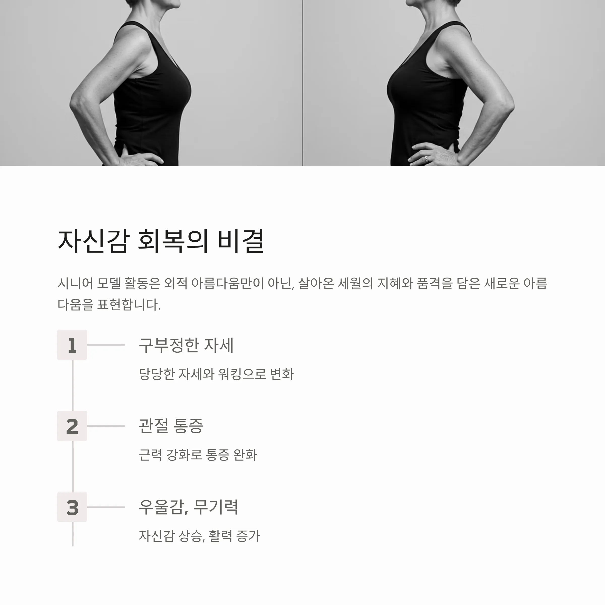 시니어 모델 활동