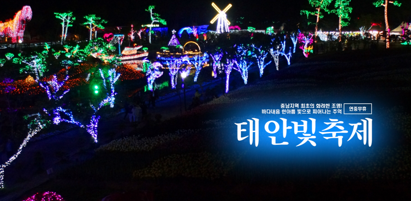 태안 빛축제 맛집 근처숙박 주차 꿀팁 총정리