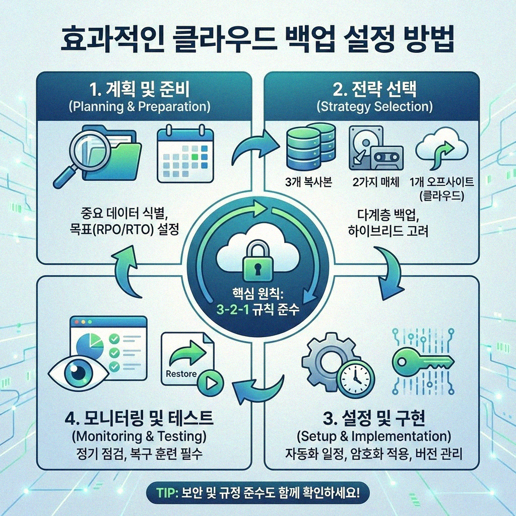 내 소중한 데이터 지키는 클라우드 백업 방법 A to Z