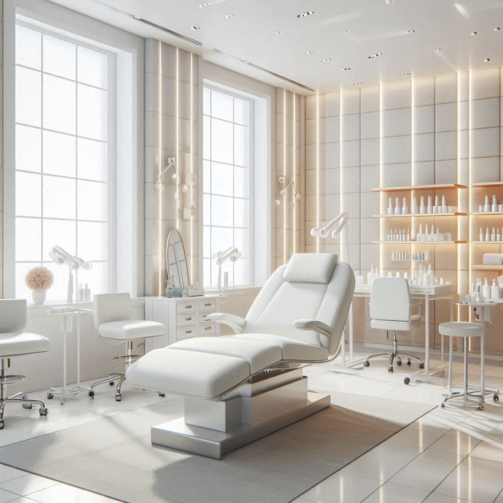 피부,체형관리 샵 배경