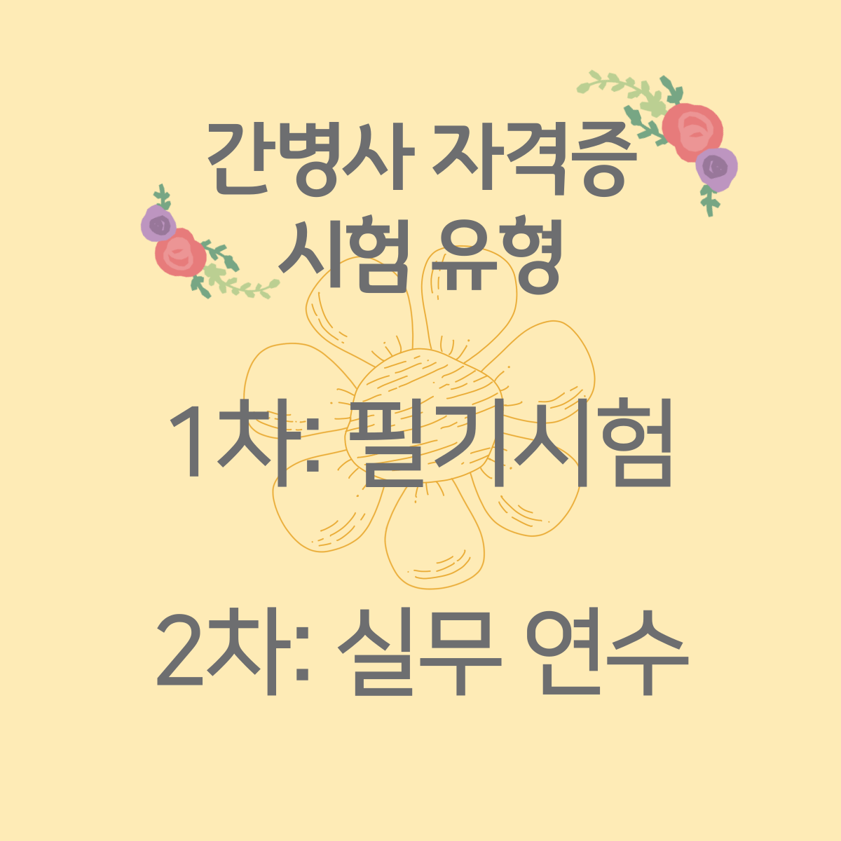 간병사 자격증 준비 방법 시험 정보&#44; 시험일정