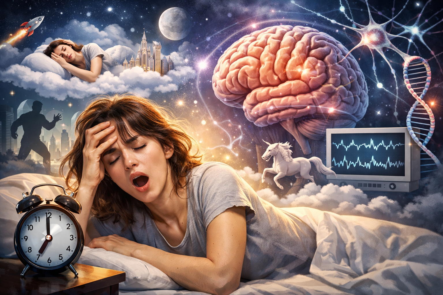 꿈을 많이 꾸는 이유