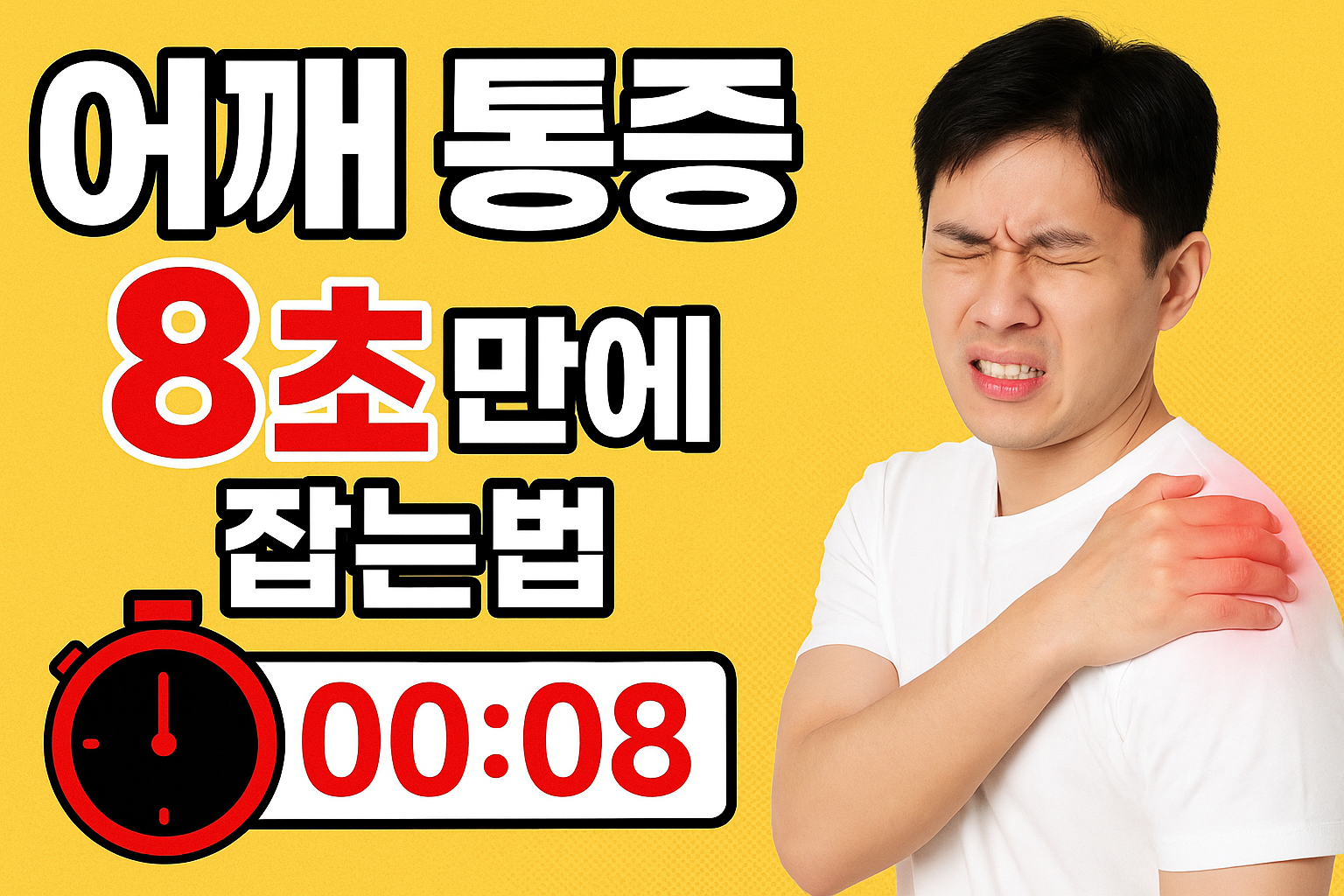 어깨 통증 8초만에 잡는법
