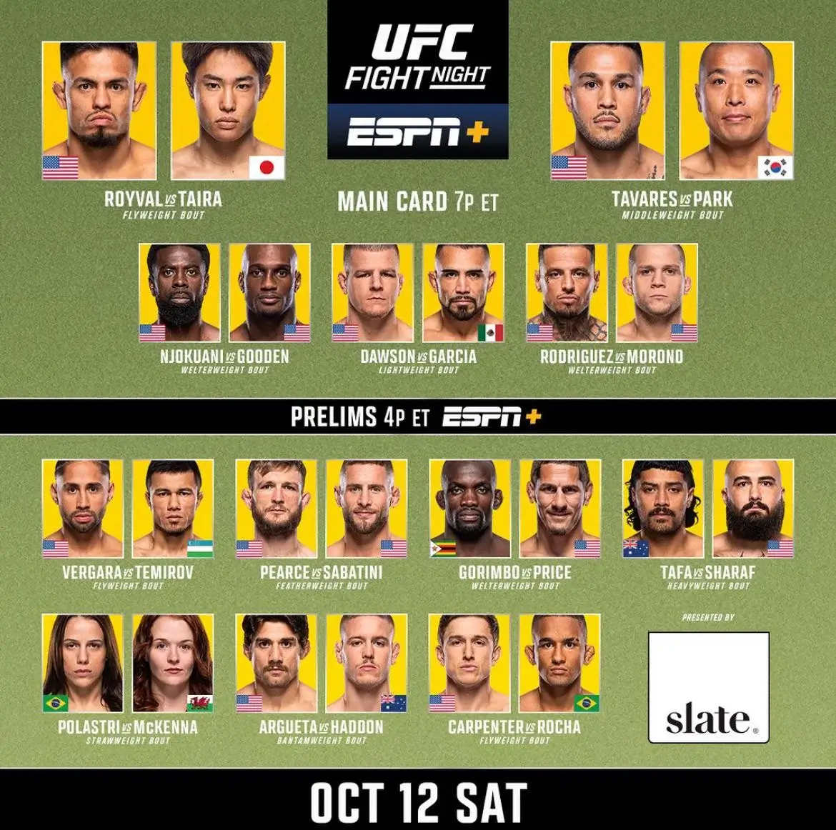 UFC 박준용 타바레스