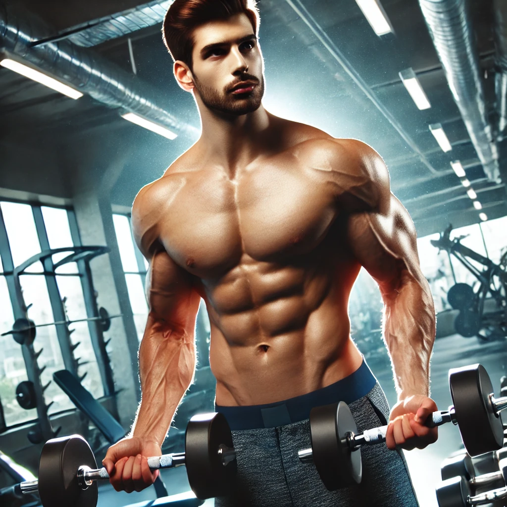 "체지방 감량과 운동을 통해 남성 호르몬을 회복하고 활력을 되찾은 남성의 건강한 모습"