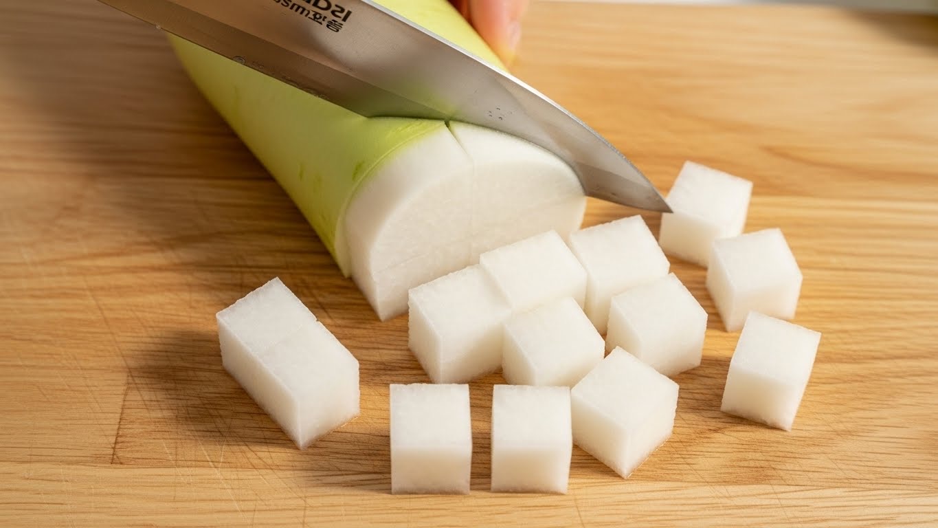 석박지 깍두기 담그는법