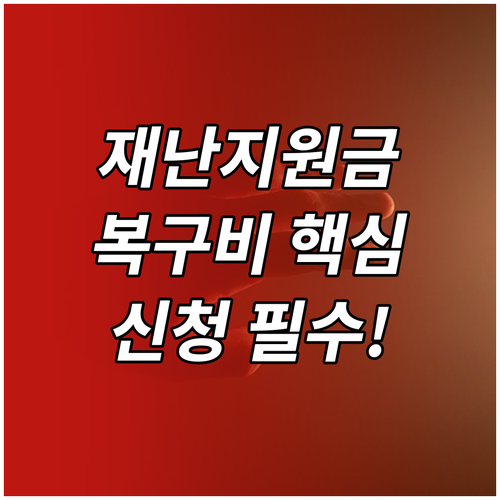 주택 농경지 소상공인 재난지원금 신청..