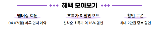월간 티웨이 프로모션이란?