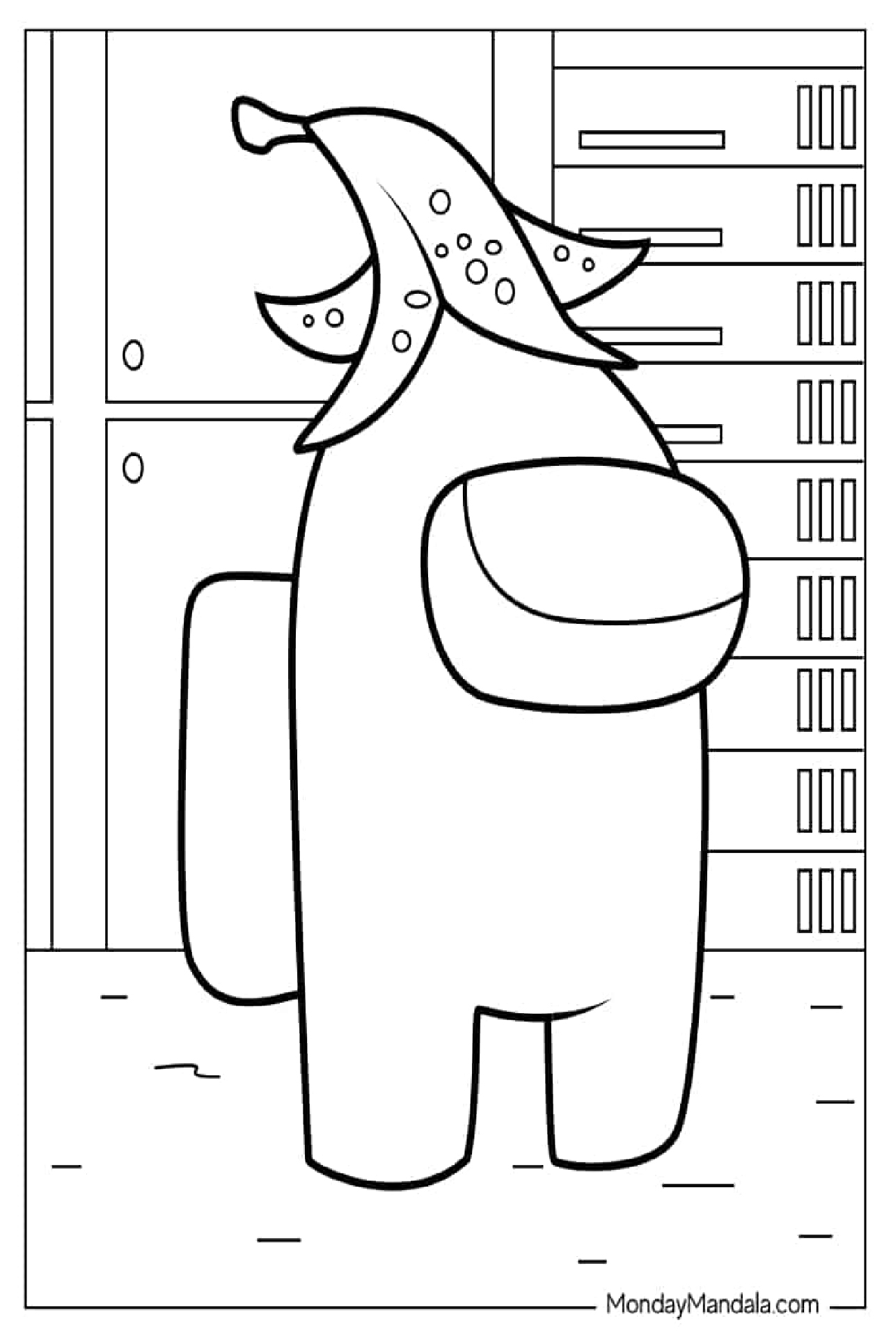 어몽어스 색칠공부 도안