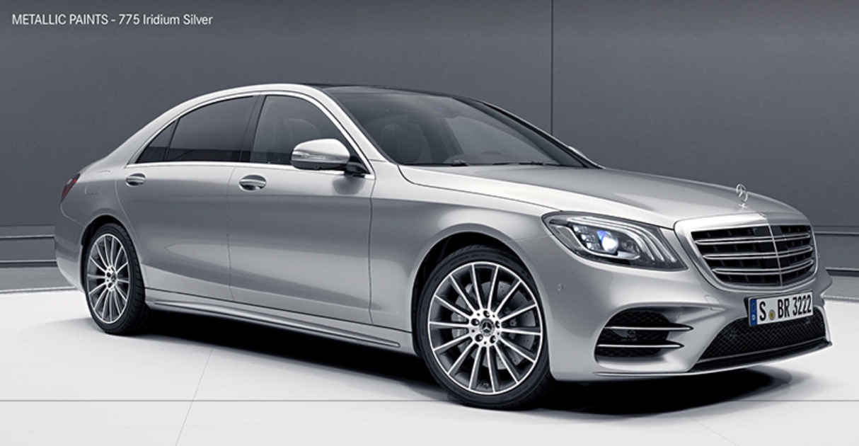 Iridium Silver( 색상코드 : 775) 벤츠 S 클래스 Iridium Silver( 색상코드 : 775)