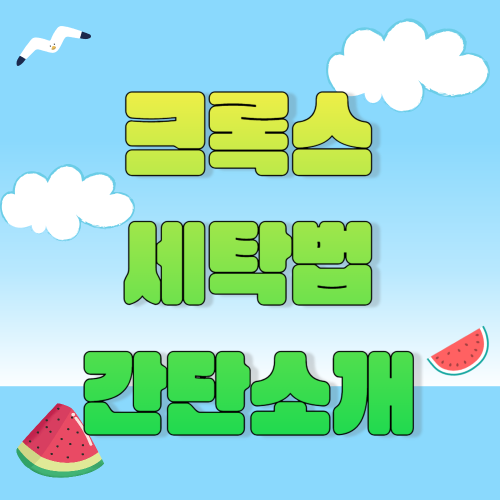 크록스세탁법과 냄새관리법은?