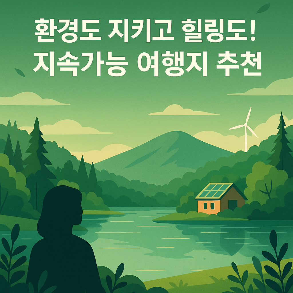 환경도 지키고 힐링도! 지속가능 여행지 추천 관련 사진
