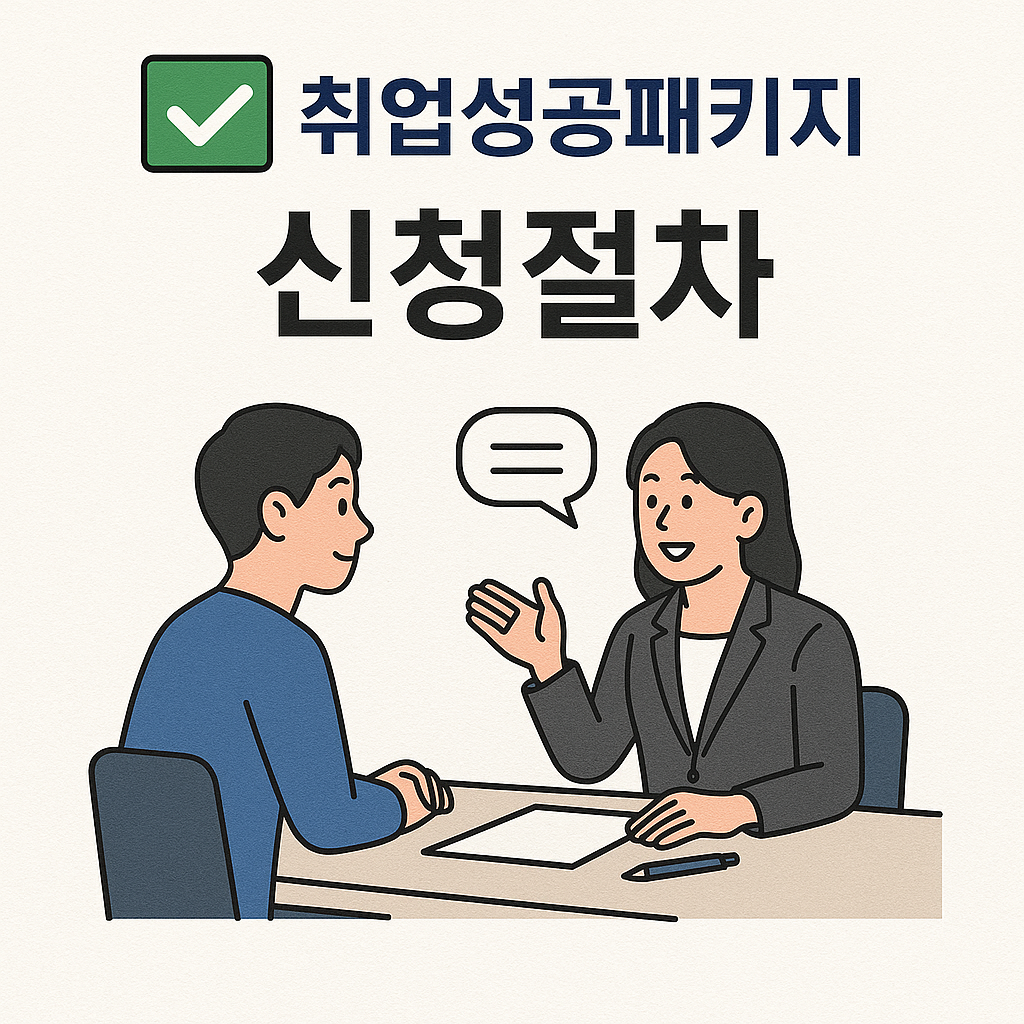 취업성공패키지 신청절차