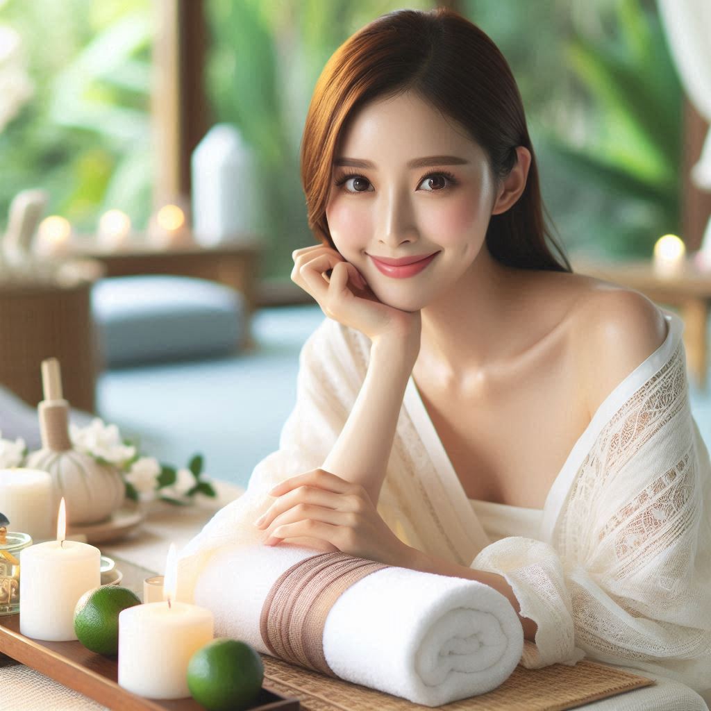 피부,체형관리 샵 배경