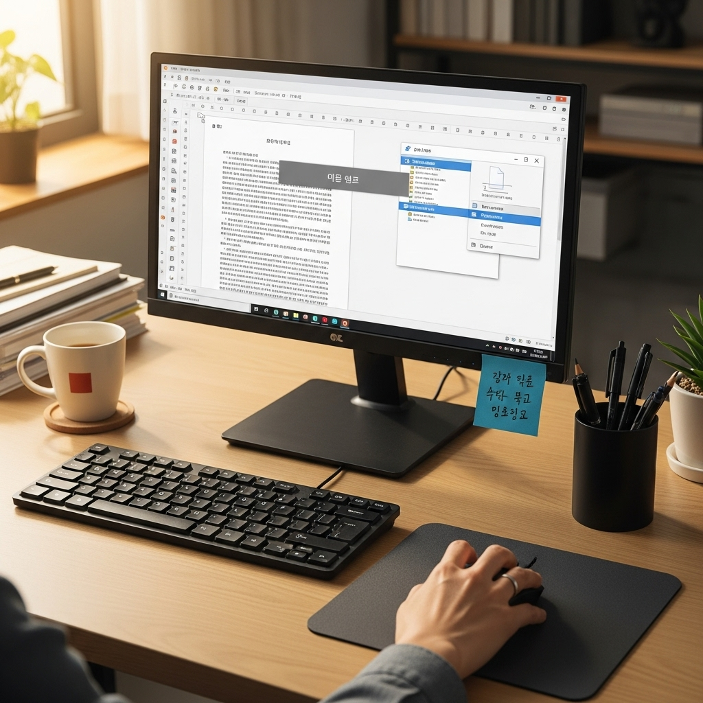 HWP 문서 읽기 전용 풀기 원인별 해제 방법 윈도우 보안 차단 해결
