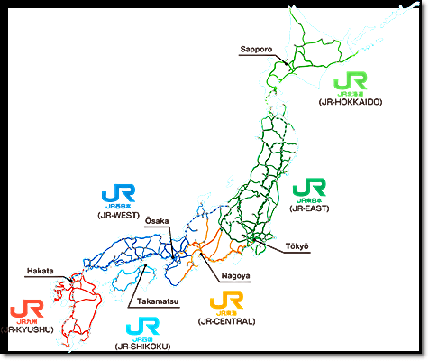 JR패스 이용노선