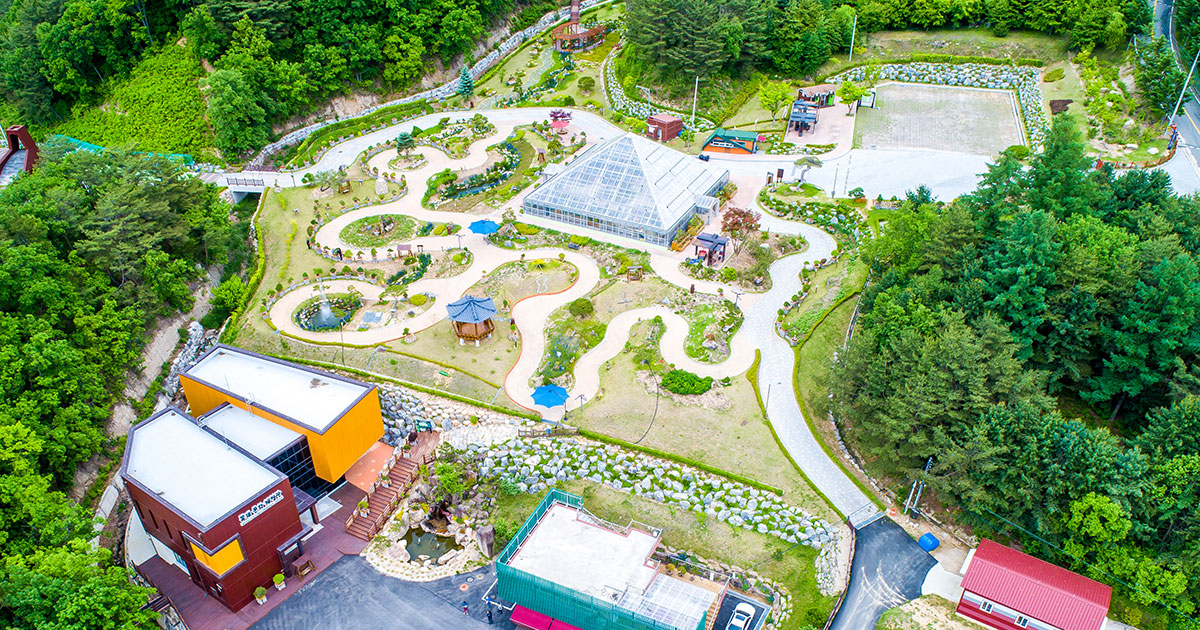 양구 수목원 전경