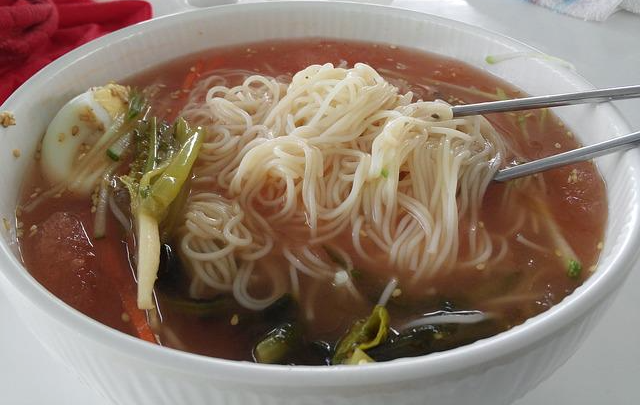 열무국수