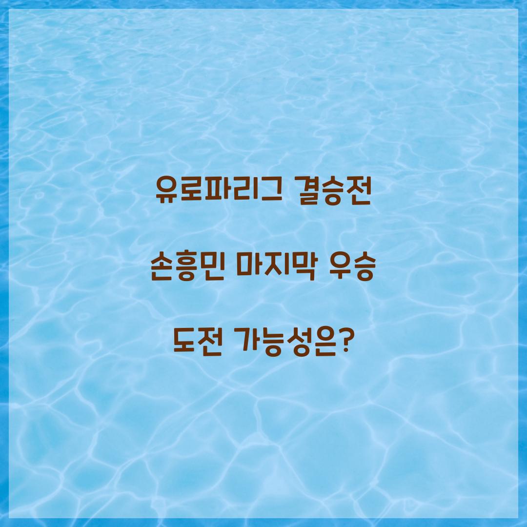 유로파리그 결승전