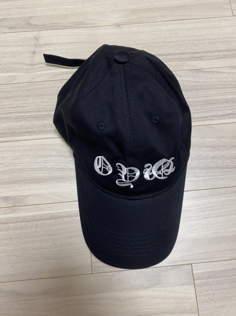 오와이(OY) 데빌 로고 레터링 볼캡 모자 블랙 BLACK