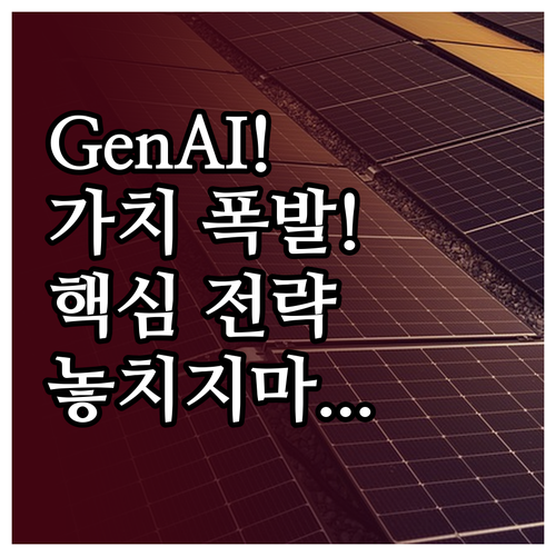 GenAI 비즈니스 가치 극대화 로드..