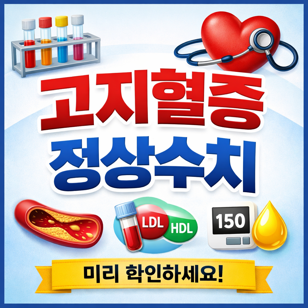 고지혈증 정상수치