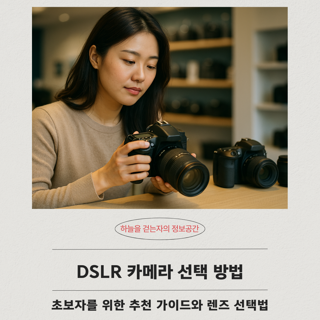 DSLR 카메라 선택 방법: 초보자를 위한 추천 가이드와 렌즈 선택법