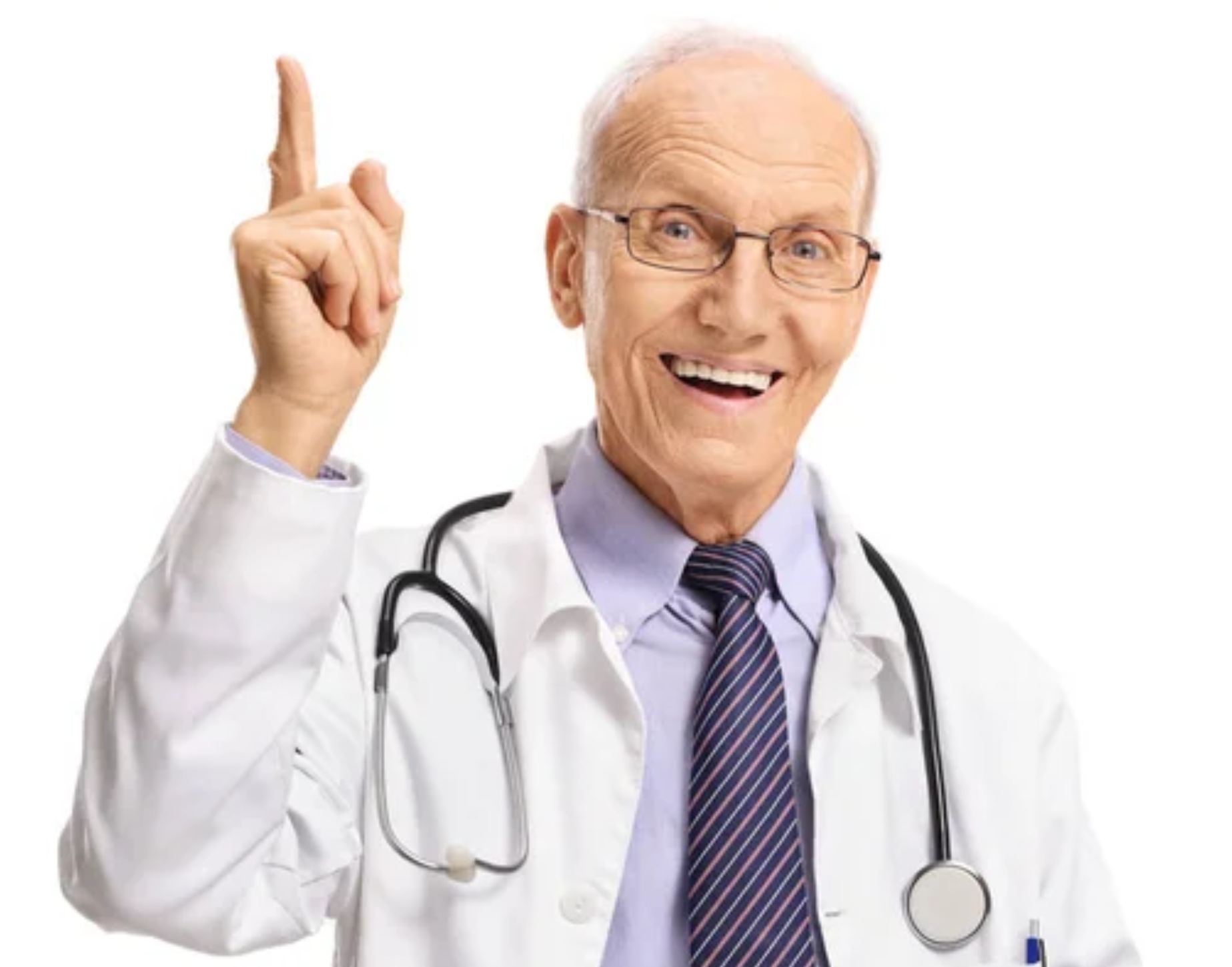 전립선 비대증 상담 의사의 번뜩이는 표정