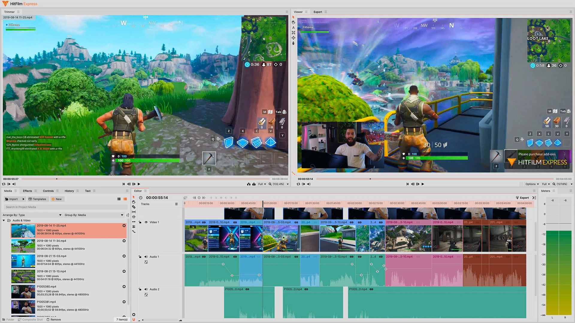 hitfilm express interface 01