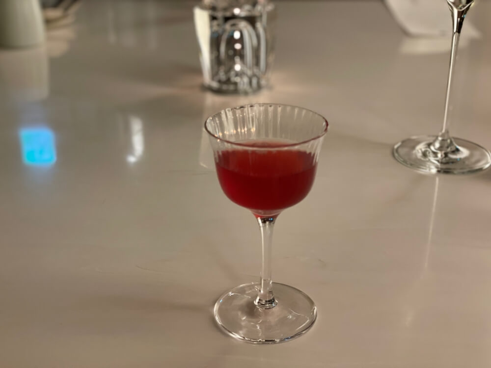 미쉐린 3스타 가온 - 아뮤즈 부쉬 오미자화채