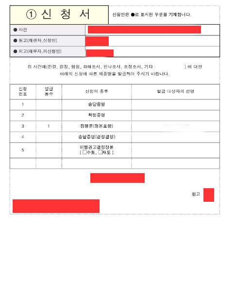 강제집행 절차