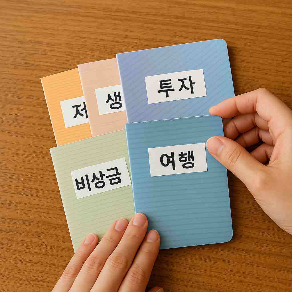 목적별 저축 통장 분리법: 통장 5개 시스템 운영 노하우