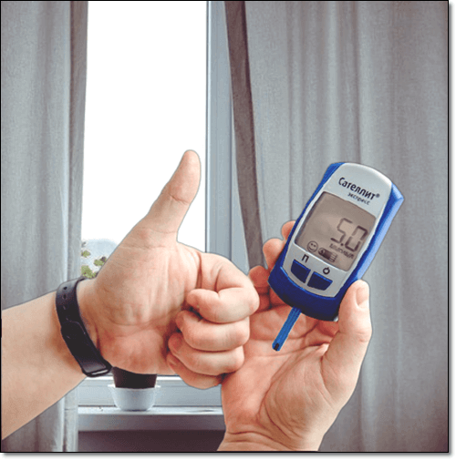 혈당 수치가 내려가 좋아 하는 당뇨병 환자