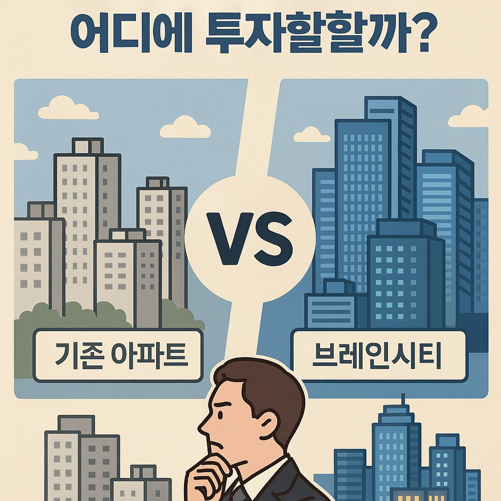 평택&middot;오산 기존 아파트 vs 브레인시티, 어디에 투자할까? 🏙️