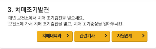 치매초기발견