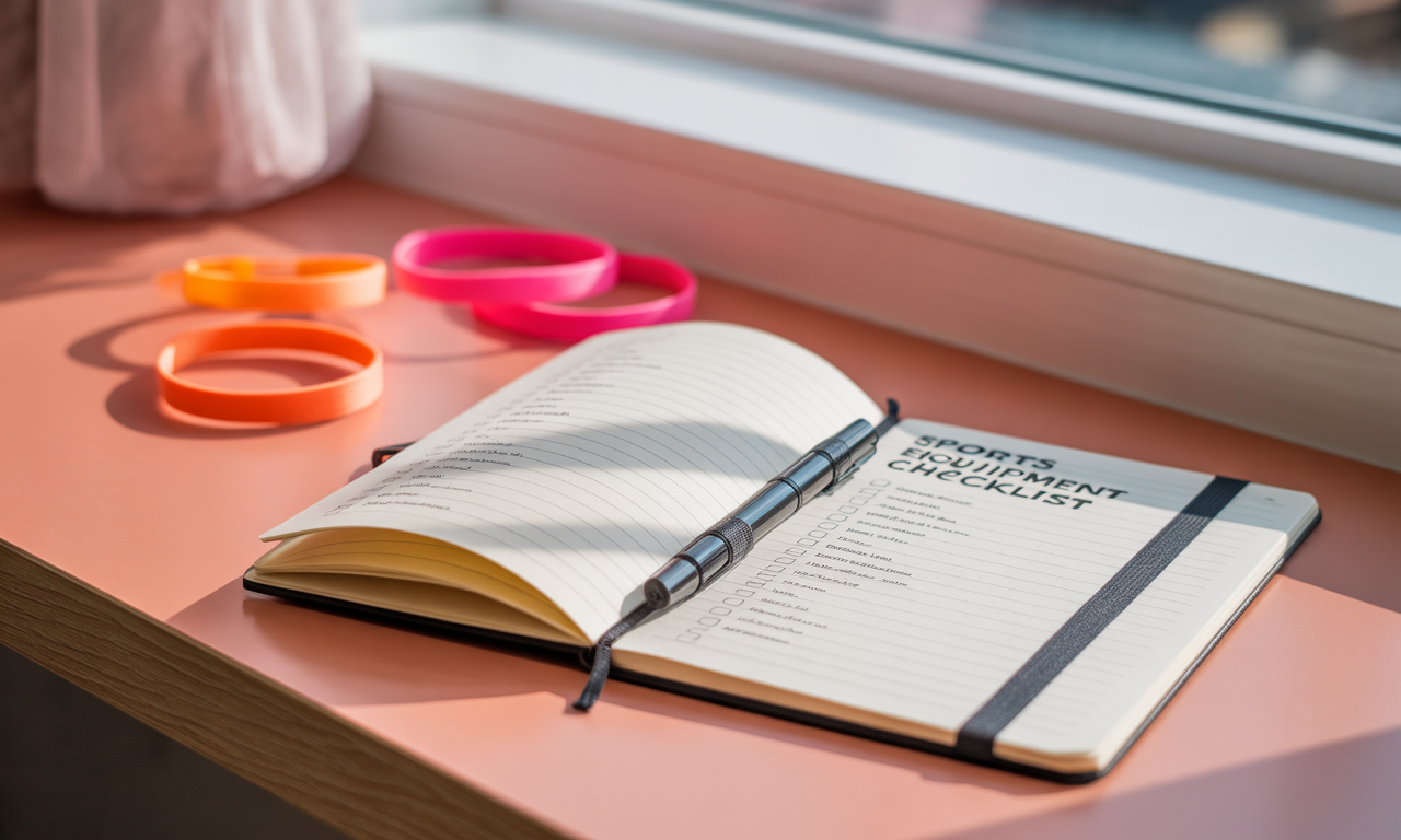운동 전 반드시 확인해야 할 준비물 체크리스트 작성법