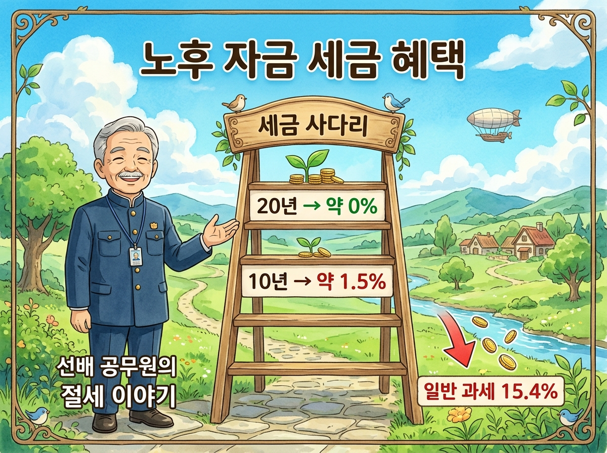 군인공제회 10년 20년 장기복무 세율 비교 인포그래픽