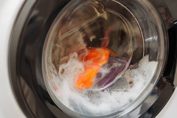 세탁기 돌아가는 이미지