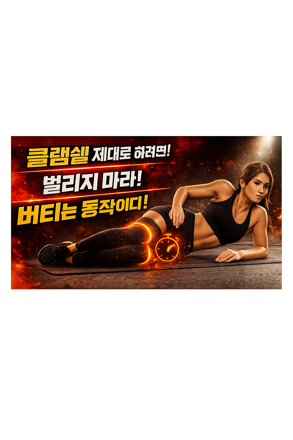 클램쉘 제대로 하는 기준