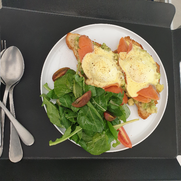 목동 스페셜티 커피 '떼르 드 카페 (TERRES DE CAFE)' 현대목동점_크루아상 에그 베네딕트
