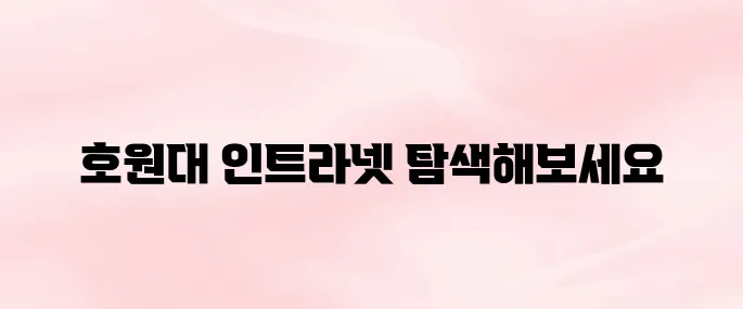 호원대학교 인트라넷 시스템 사이트 (intra.howon.ac.kr)