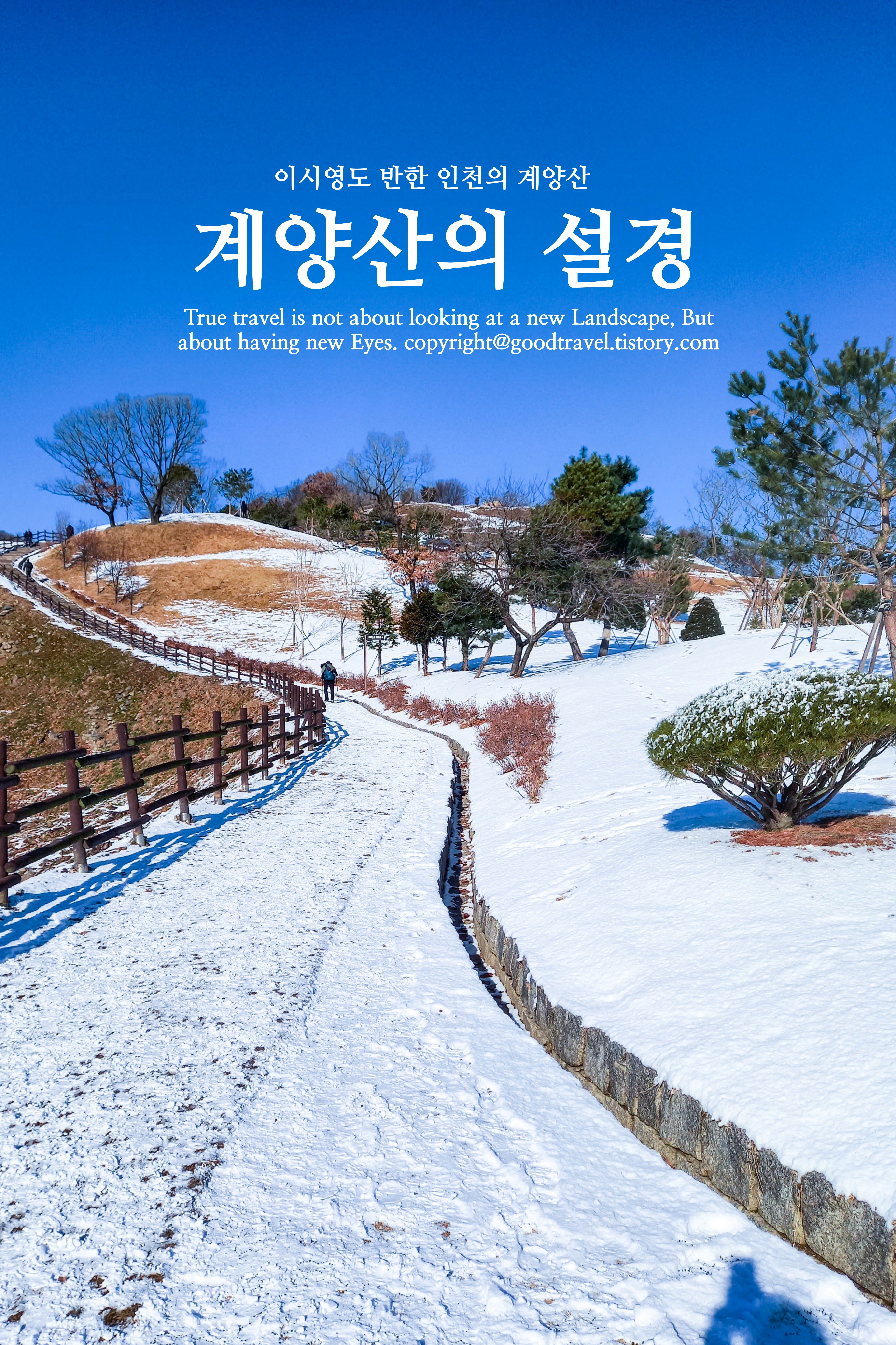 계양산의 설경