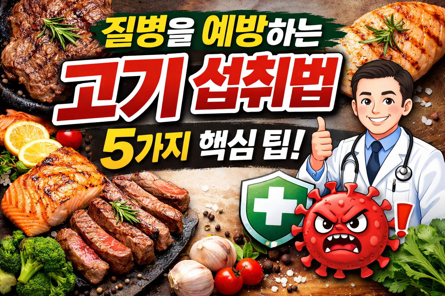 고기 섭취법