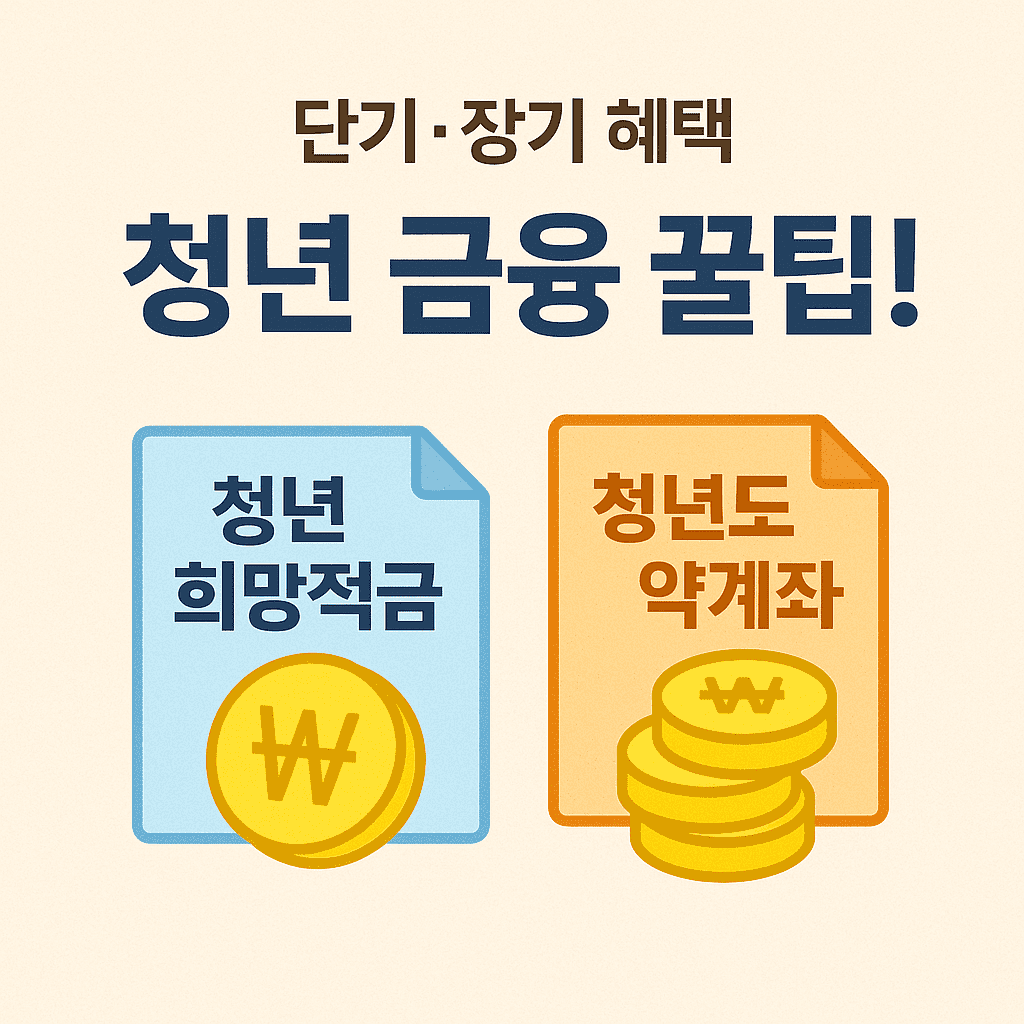 청년희망적금과 청년도약계좌, 어떤 게 나을까?