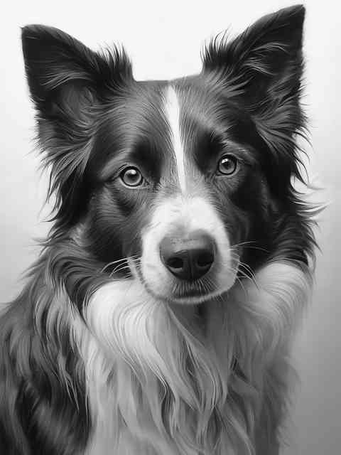 주인에게 간절히 바라는 강아지 이미지