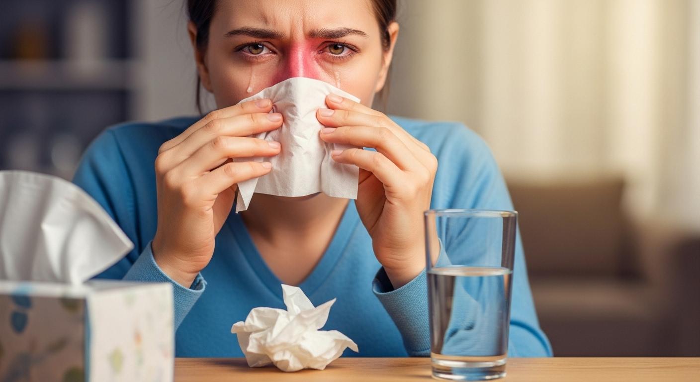 독감 증상 순서 콧물