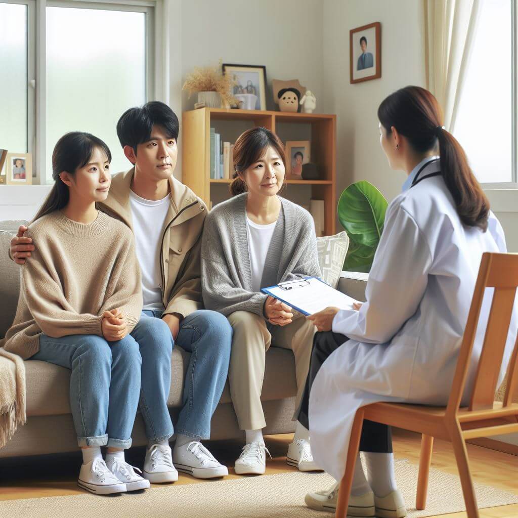 가족상담치료중