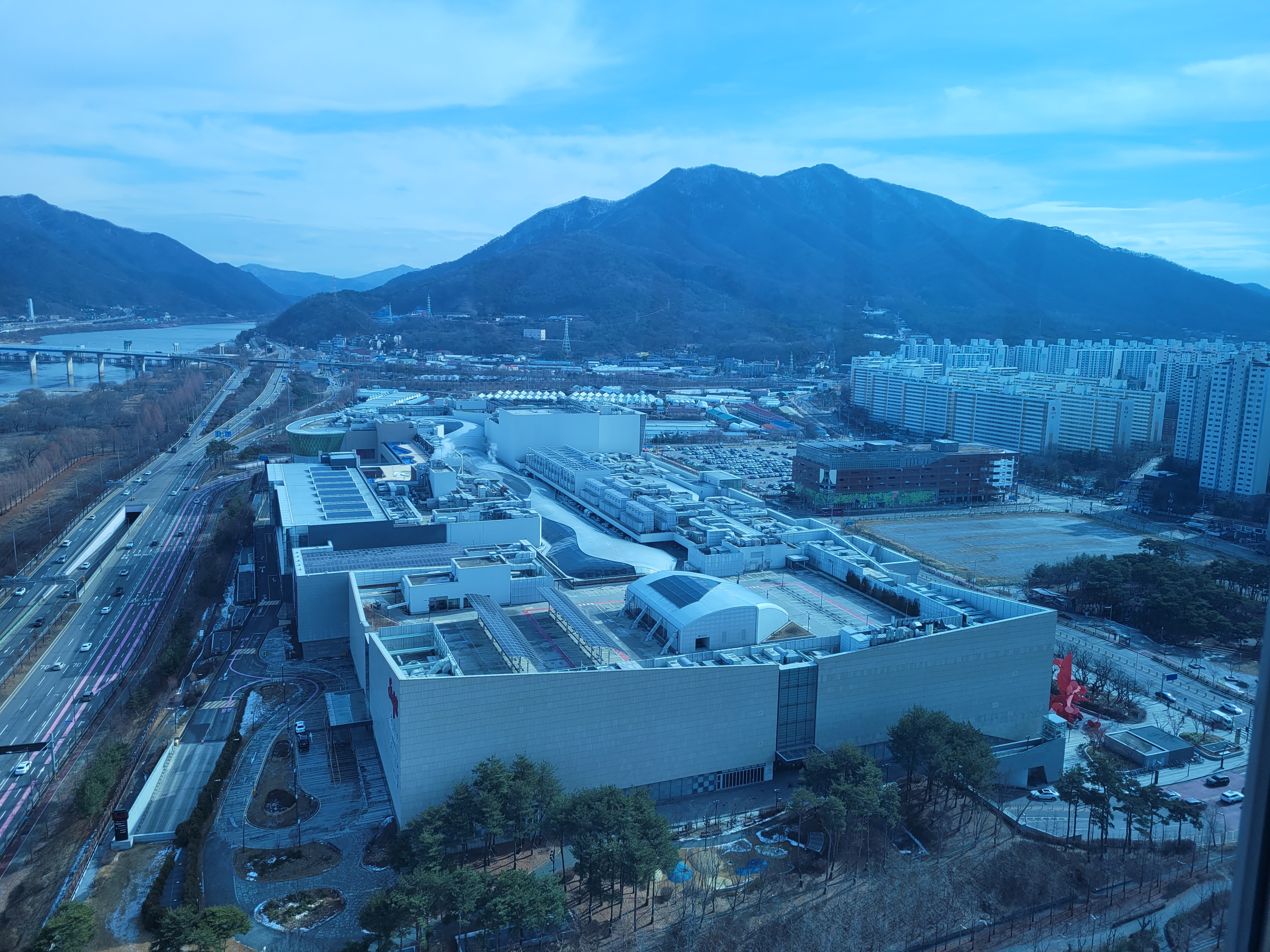 유니온타워에서 바라본 하남스타필드